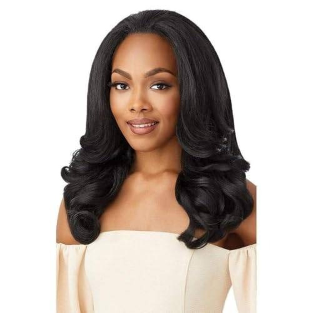 Outre Quick Weave Complete‎ Cap Half Wig Neesha 201 Black